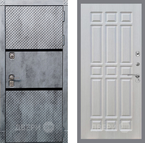 Дверь Рекс (REX) 15 Бетон Темный FL-33 Лиственница беж в Шатуре