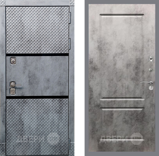 Входная металлическая Дверь Рекс (REX) 15 Бетон Темный FL-117 Бетон темный в Шатуре