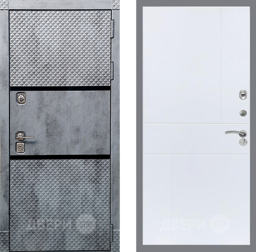 Дверь Рекс (REX) 15 Бетон Темный FL-290 Силк Сноу в Шатуре