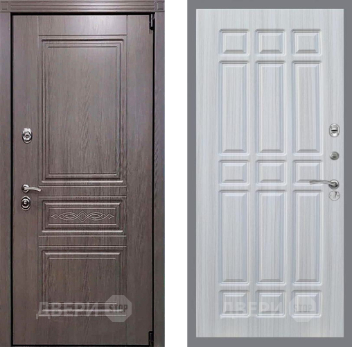 Входная металлическая Дверь Рекс (REX) Премиум-S FL-33 Сандал белый в Шатуре