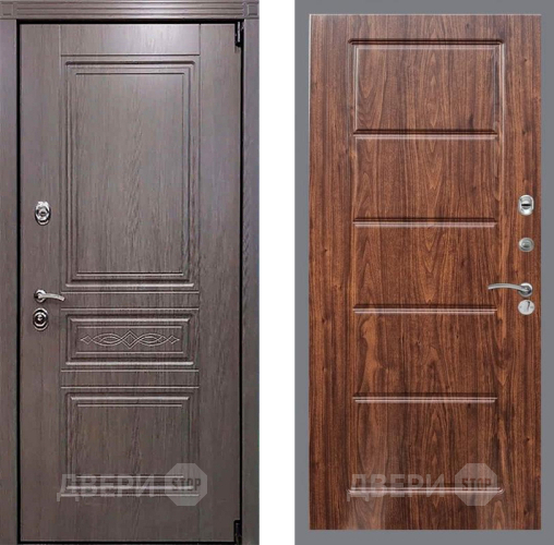 Входная металлическая Дверь Рекс (REX) Премиум-S FL-39 орех тисненый в Шатуре