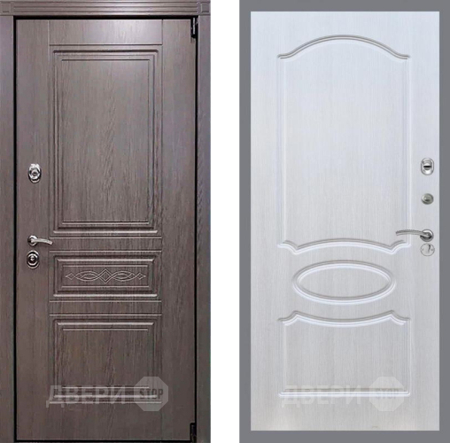 Входная металлическая Дверь Рекс (REX) Премиум-S FL-128 Лиственница беж в Шатуре