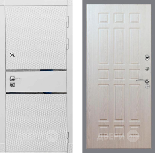 Входная металлическая Дверь Рекс (REX) 15 Силк Сноу FL-33 Беленый дуб в Шатуре