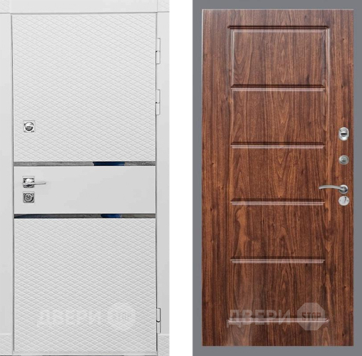 Дверь Рекс (REX) 15 Силк Сноу FL-39 орех тисненый в Шатуре