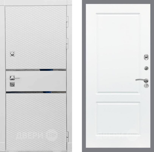 Входная металлическая Дверь Рекс (REX) 15 Силк Сноу FL-117 Силк Сноу в Шатуре
