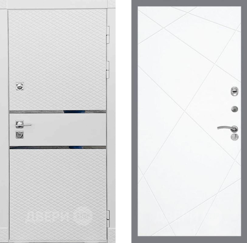 Входная металлическая Дверь Рекс (REX) 15 Силк Сноу FL-291 Силк Сноу в Шатуре