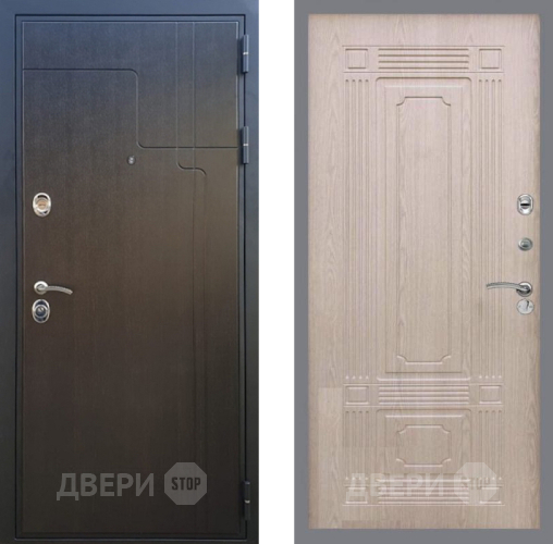 Входная металлическая Дверь Рекс (REX) Премиум-246 FL-2 Беленый дуб в Шатуре