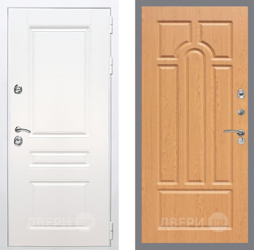 Дверь Рекс (REX) Премиум-н Силк Сноу FL-58 Дуб в Шатуре