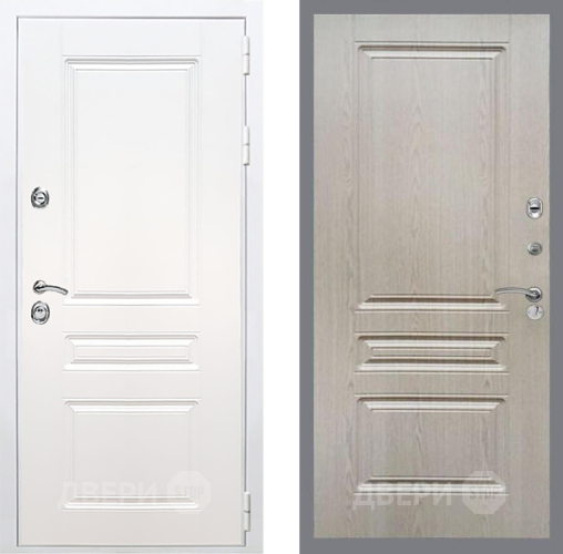 Дверь Рекс (REX) Премиум-н Силк Сноу FL-243 Беленый дуб в Шатуре