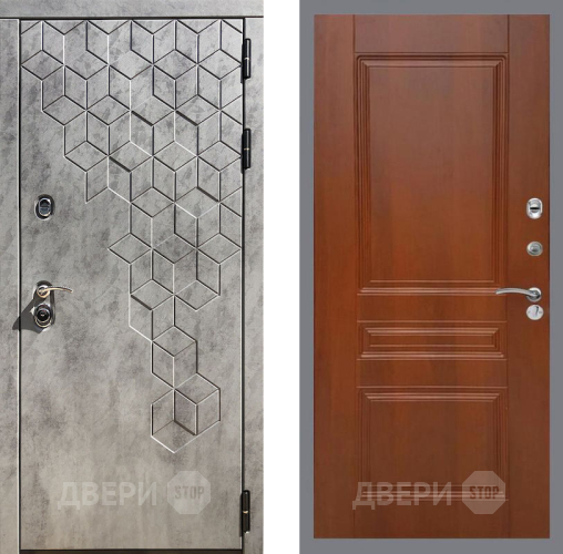 Входная металлическая Дверь Рекс (REX) 23 FL-243 Итальянский орех в Шатуре