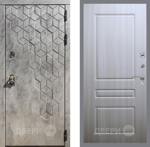 Входная металлическая Дверь Рекс (REX) 23 FL-243 Сандал белый в Шатуре