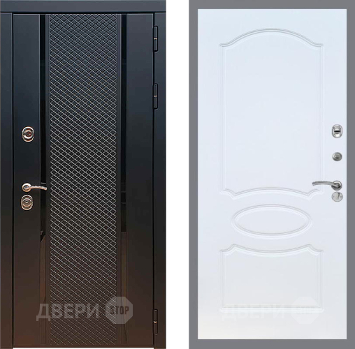 Входная металлическая Дверь Рекс (REX) 25 FL-128 Белый ясень в Шатуре