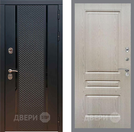 Входная металлическая Дверь Рекс (REX) 25 FL-243 Беленый дуб в Шатуре