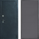 Входная металлическая Дверь Дверной континент ДК-70 Дизайн ФЛ-649 Графит софт в Шатуре
