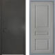 Дверь Заводские двери Эталон 3к антик серебро Стокгольм Грей софт в Шатуре