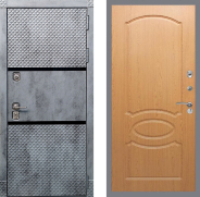 Дверь Рекс (REX) 15 Бетон Темный FL-128 Дуб 860х2050 мм