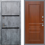 Дверь Рекс (REX) 15 Бетон Темный FL-243 Итальянский орех 860х2050 мм